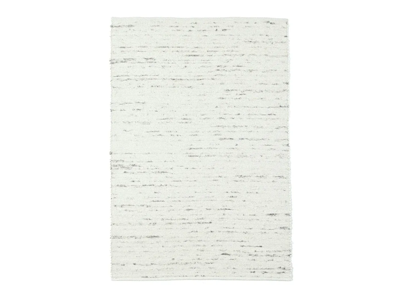 Hot Alfombra de lana tejida a mano reversible 190x290 cm Gris natural Alm-Glück Beige