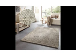 Alfombra de lana tejida a mano reversible 250x350 cm Arena Multi Alm-Glück Gris antracita Clearance