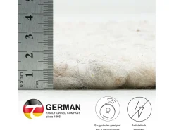 Alfombra de lana tejida a mano reversible 250x350 cm Naturaleza Alm-Glück Color natural claro Best
