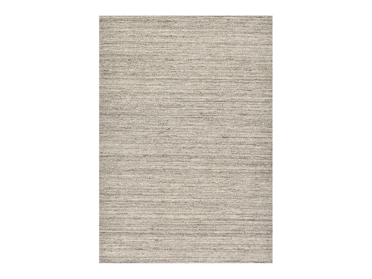 Outlet Alfombra de lana UNI tejida a mano 40x60 cm Pure Gris