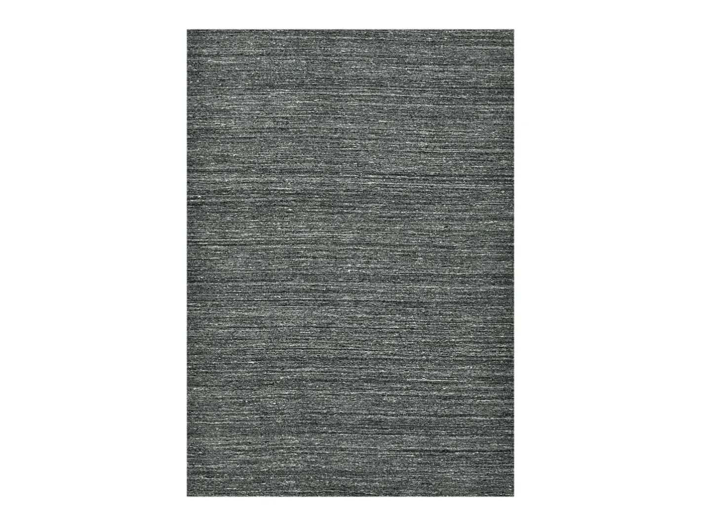 Alfombra de lana UNI tejida a mano 90x160 cm Antracita Pure Gris antracita New