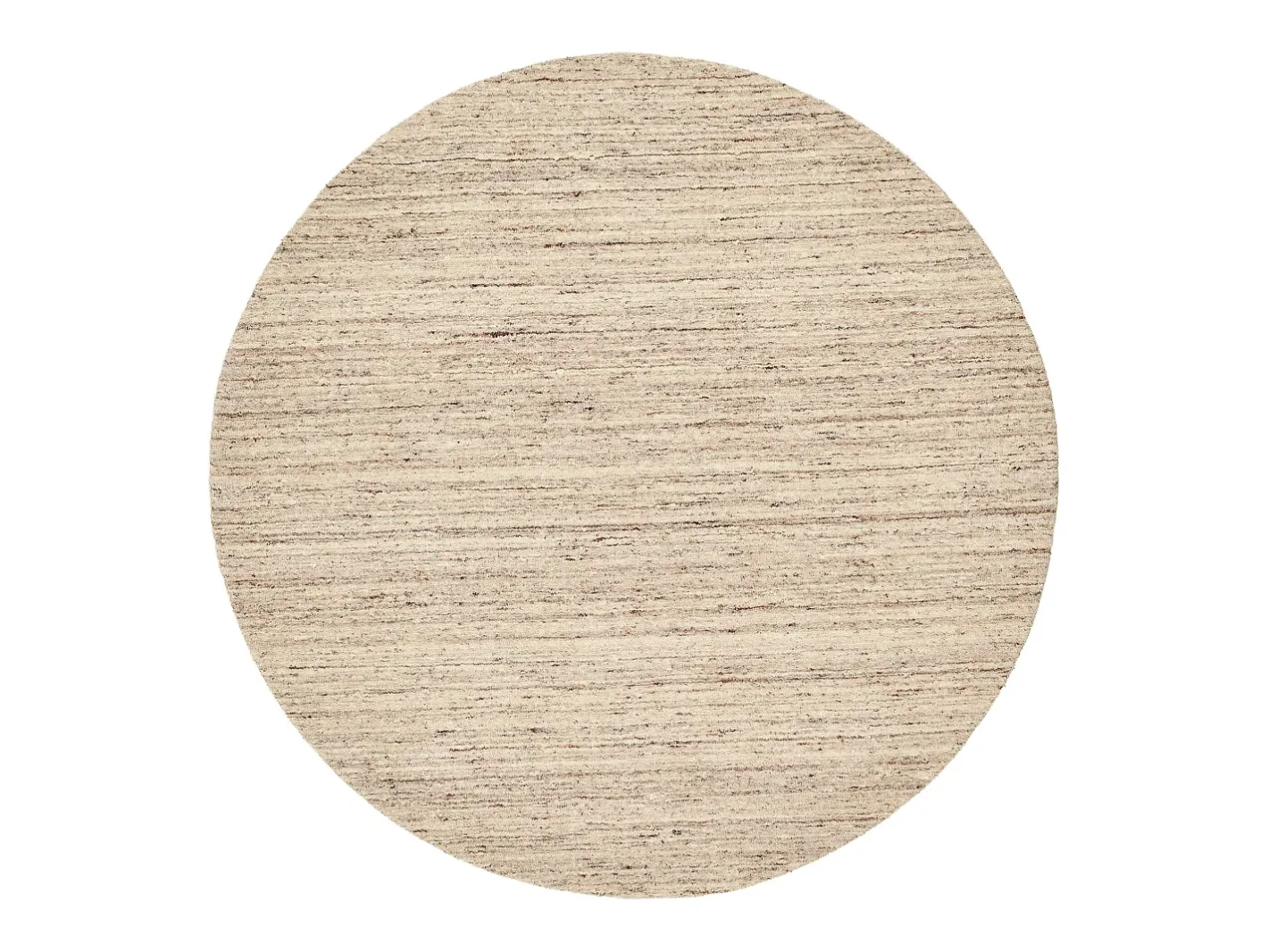 Alfombra de lana UNI tejida a mano 100x100 cm natural Pure Beige Online
