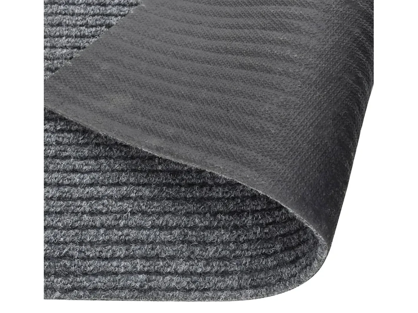 Clicnbuy Alfombra De Cocina-Alfombra de pasillo atrapa suciedad 100x150 cm marrón Gris