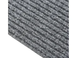 Clicnbuy Alfombra de pasillo atrapa suciedad 100x250 cm Gris Outlet