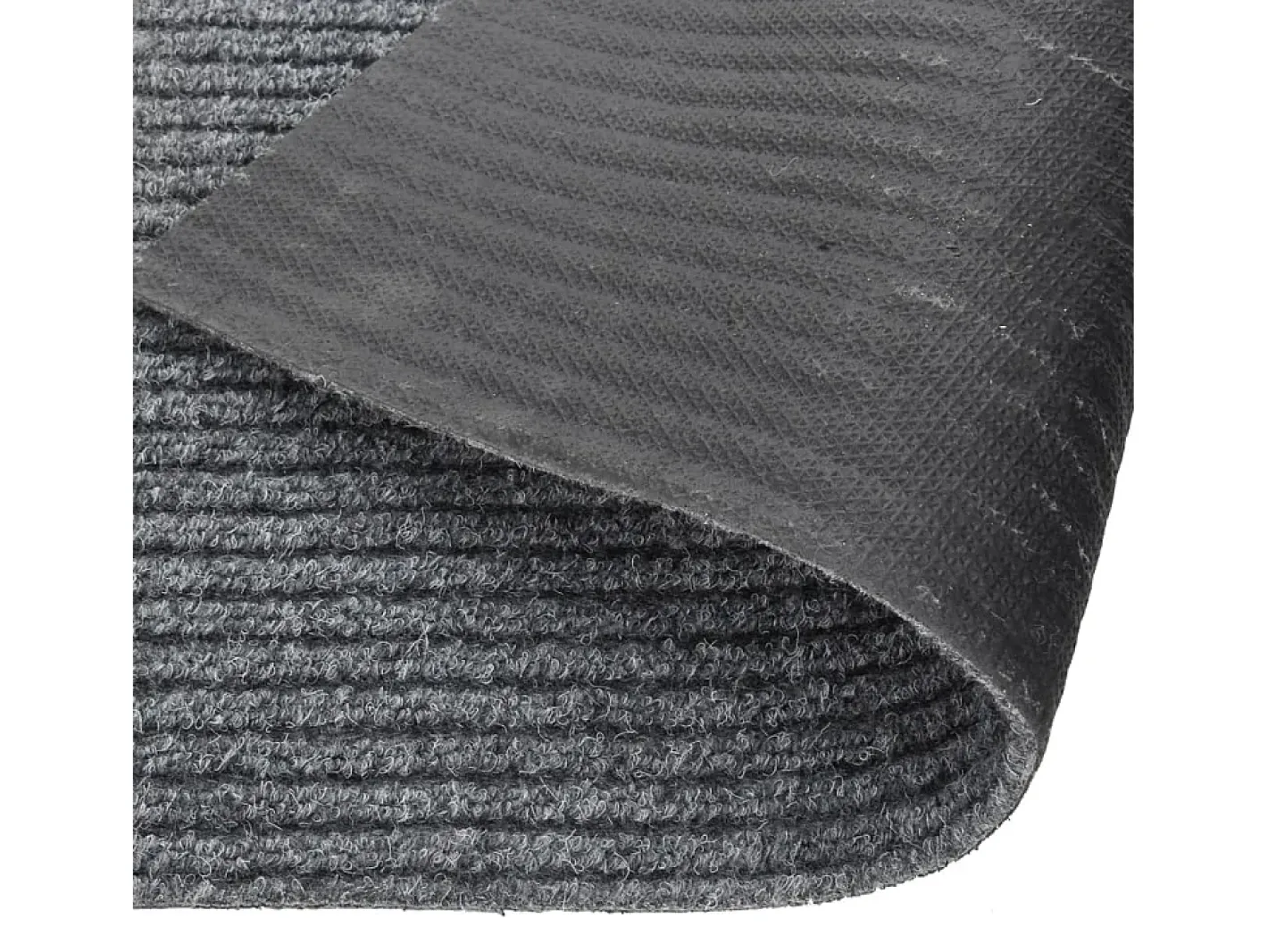 Clicnbuy Alfombra de pasillo atrapa suciedad 100x250 cm Gris Outlet