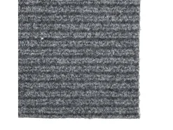 Clicnbuy Alfombra de pasillo atrapa suciedad 100x250 cm Gris Outlet