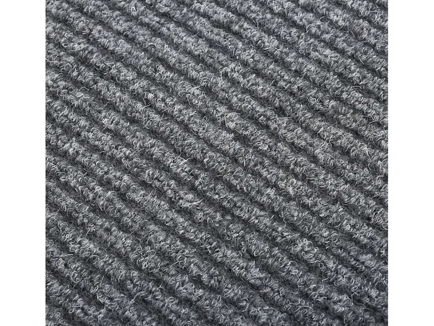 Clicnbuy Alfombra de pasillo atrapa suciedad 100x400 cm Gris Clearance