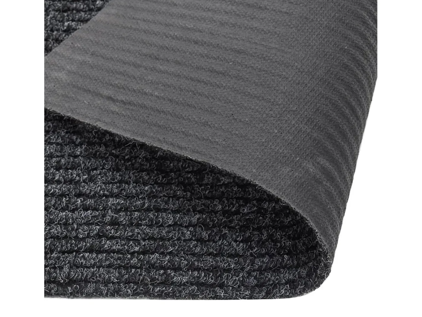 New Clicnbuy Alfombra de pasillo atrapa suciedad 100x350 cm Gris antracita