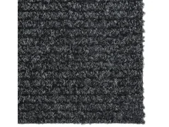 New Clicnbuy Alfombra de pasillo atrapa suciedad 100x350 cm Gris antracita