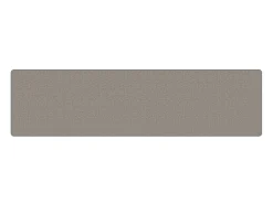 Clicnbuy Alfombra de pasillo con aspecto de sisal plateada 80x300 cm Plateado