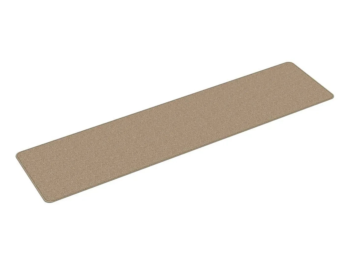 Online Alfombra de pasillo con aspecto de sisal color arena 50x200 cm ES762236 Marru00f3n