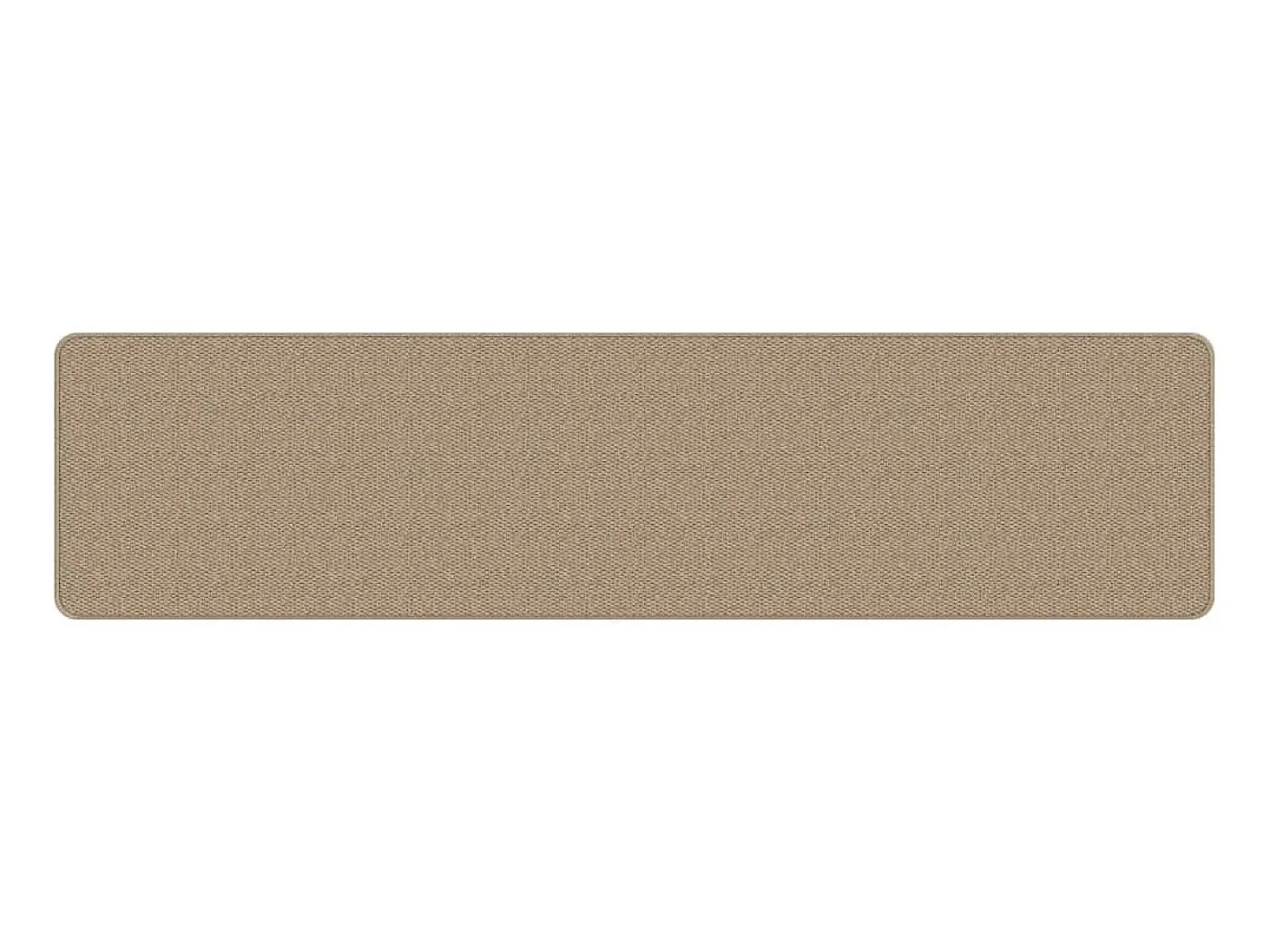 Online Alfombra de pasillo con aspecto de sisal color arena 50x200 cm ES762236 Marru00f3n
