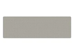 Alfombra De Cocina-Alfombra de pasillo con aspecto de sisal color topo 80x250 cm Gris