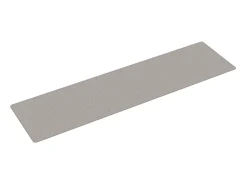 Alfombra de pasillo con aspecto de sisal gris taupe 80x300 cm ES965828 Topo