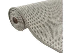 Alfombra de pasillo con aspecto de sisal gris taupe 80x300 cm ES965828 Topo