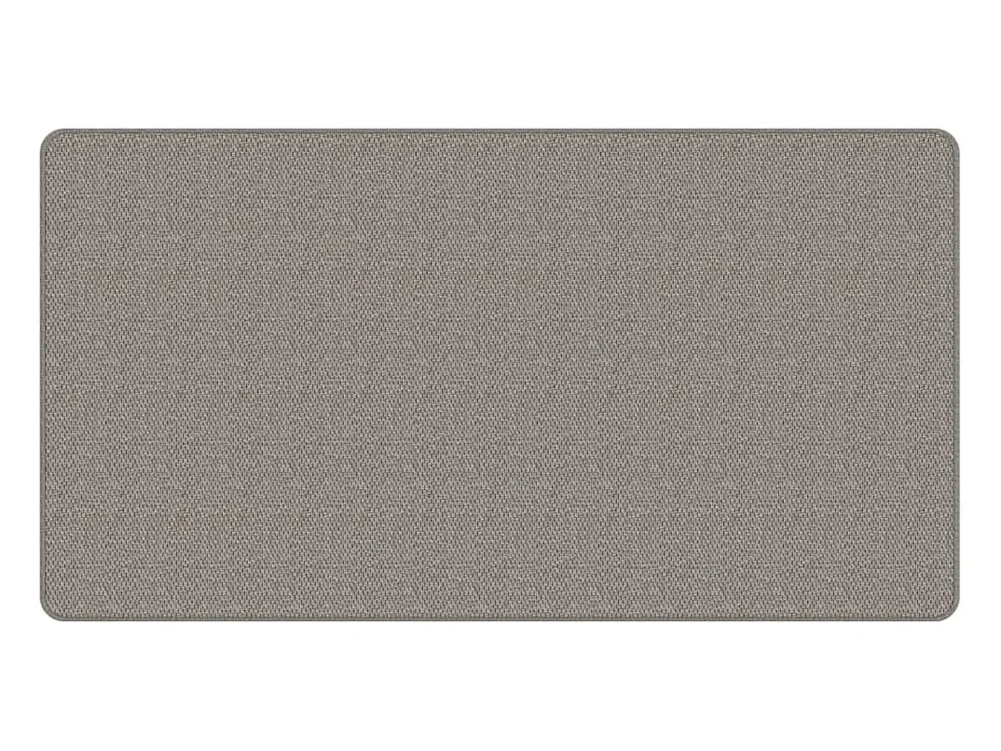 Outlet Clicnbuy Alfombra de pasillo con aspecto de sisal plateada 80x150 cm Plateado