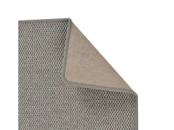 Outlet Clicnbuy Alfombra de pasillo con aspecto de sisal plateada 80x150 cm Plateado