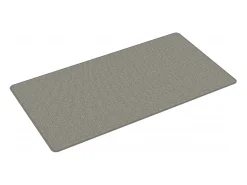 Outlet Clicnbuy Alfombra de pasillo con aspecto de sisal plateada 80x150 cm Plateado