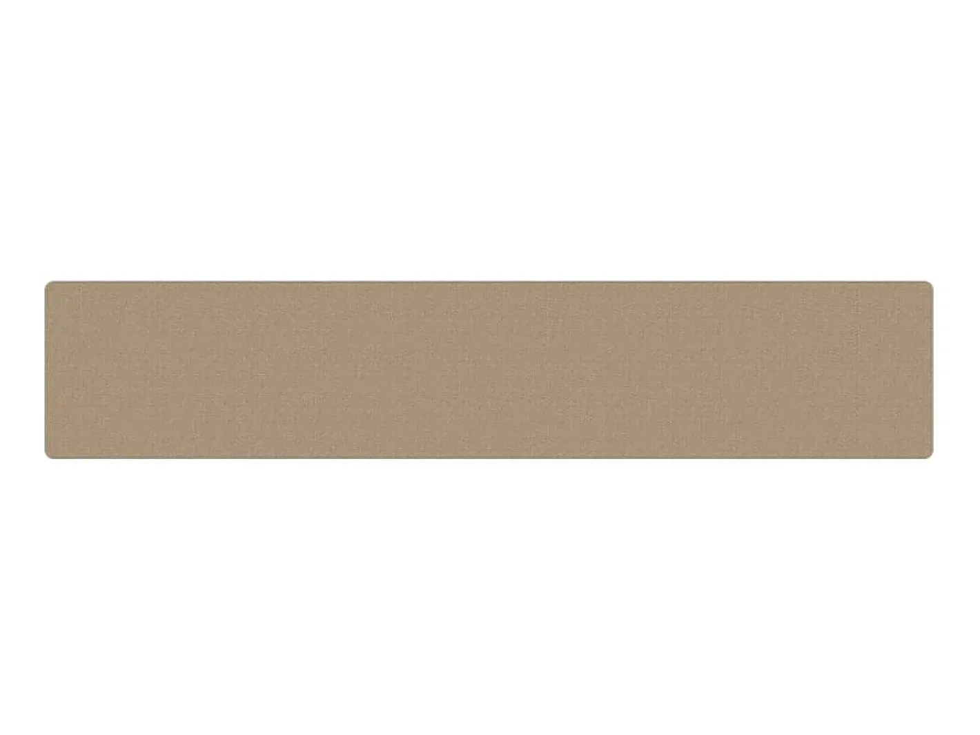 Hot Alfombra de pasillo con aspecto de sisal color arena 80x400 cm ES478957 Marru00f3n
