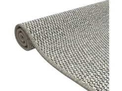 Alfombra de pasillo con aspecto de sisal gris taupe 50x100 cm ES830299 Topo Discount