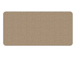 Alfombra de pasillo efecto sisal arena 50x100 cm Marru00f3n Online