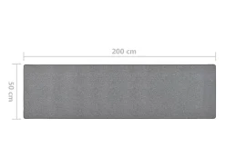 Hot Clicnbuy Alfombra de pasillo oscuro 50x200 cm Gris
