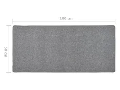 New Clicnbuy Alfombra de pasillo oscuro 50x100 cm Gris