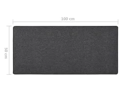 Clicnbuy Alfombra De Pasillo-Alfombra de pasillo 50x100 cm Gris antracita