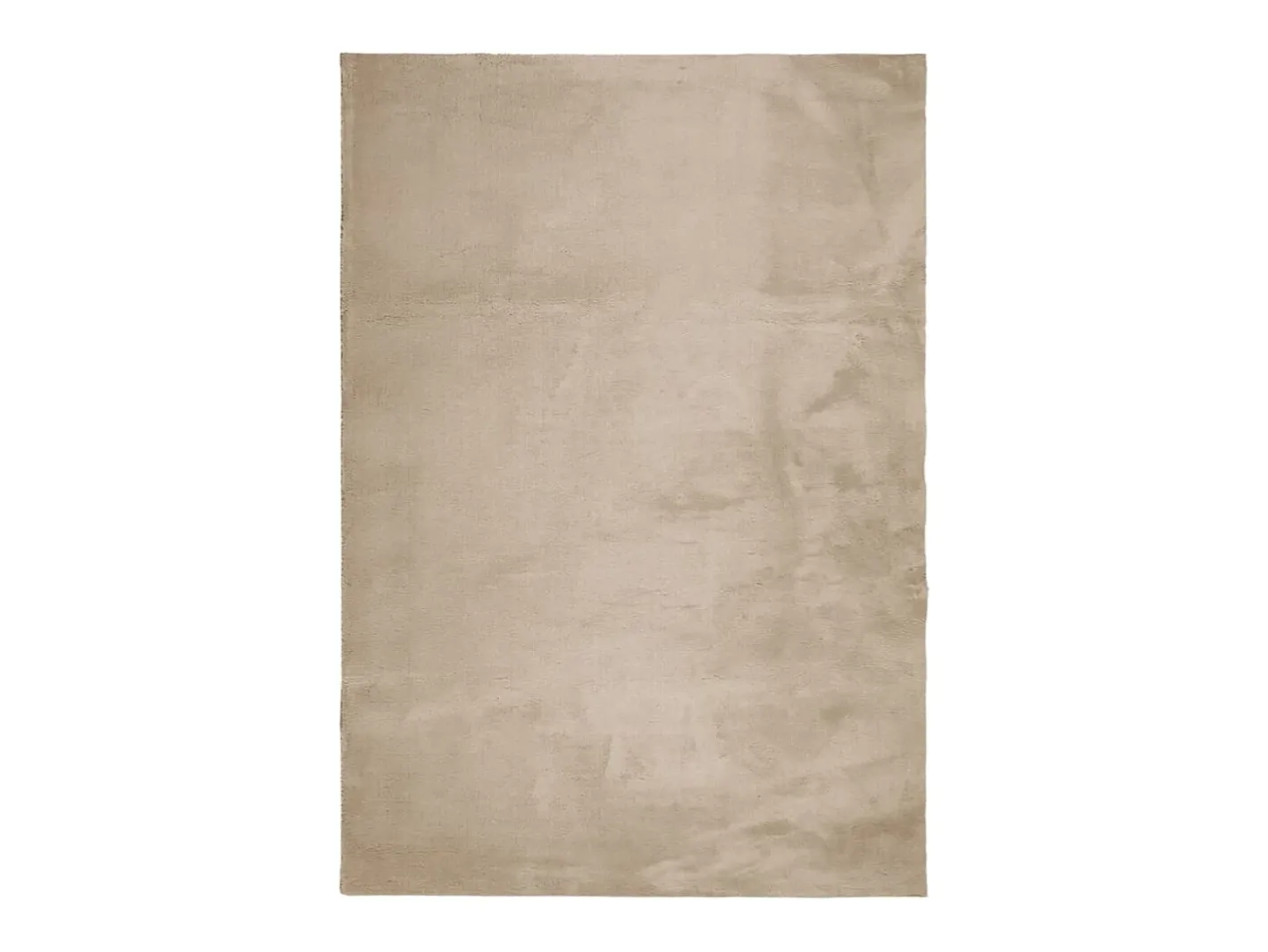 Alfombra De Cocina-Alfombra de pelo corto HUARTE suave y lavable, color arena, 140x200 cm Marru00f3n