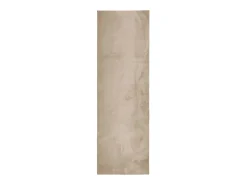 Alfombra De Cocina-Alfombra de pelo corto HUARTE suave y lavable, color arena, 80x250 cm Marru00f3n
