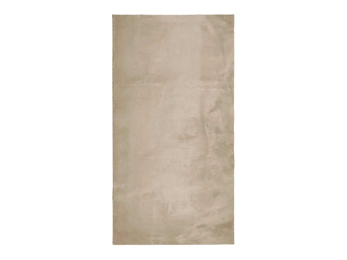 Alfombra De Cocina-Alfombra de pelo corto HUARTE suave y lavable, color arena, 80x150 cm Marru00f3n