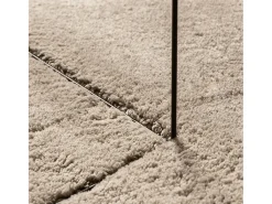 Alfombra De Cocina-Alfombra de pelo corto HUARTE suave y lavable, color arena, 80x150 cm Marru00f3n