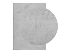 Alfombra De Cocina-Alfombra de pelo corto IZA estilo escandinavo 160x230 cm Gris