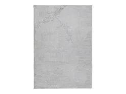 Alfombra De Cocina-Alfombra de pelo corto IZA estilo escandinavo 160x230 cm Gris