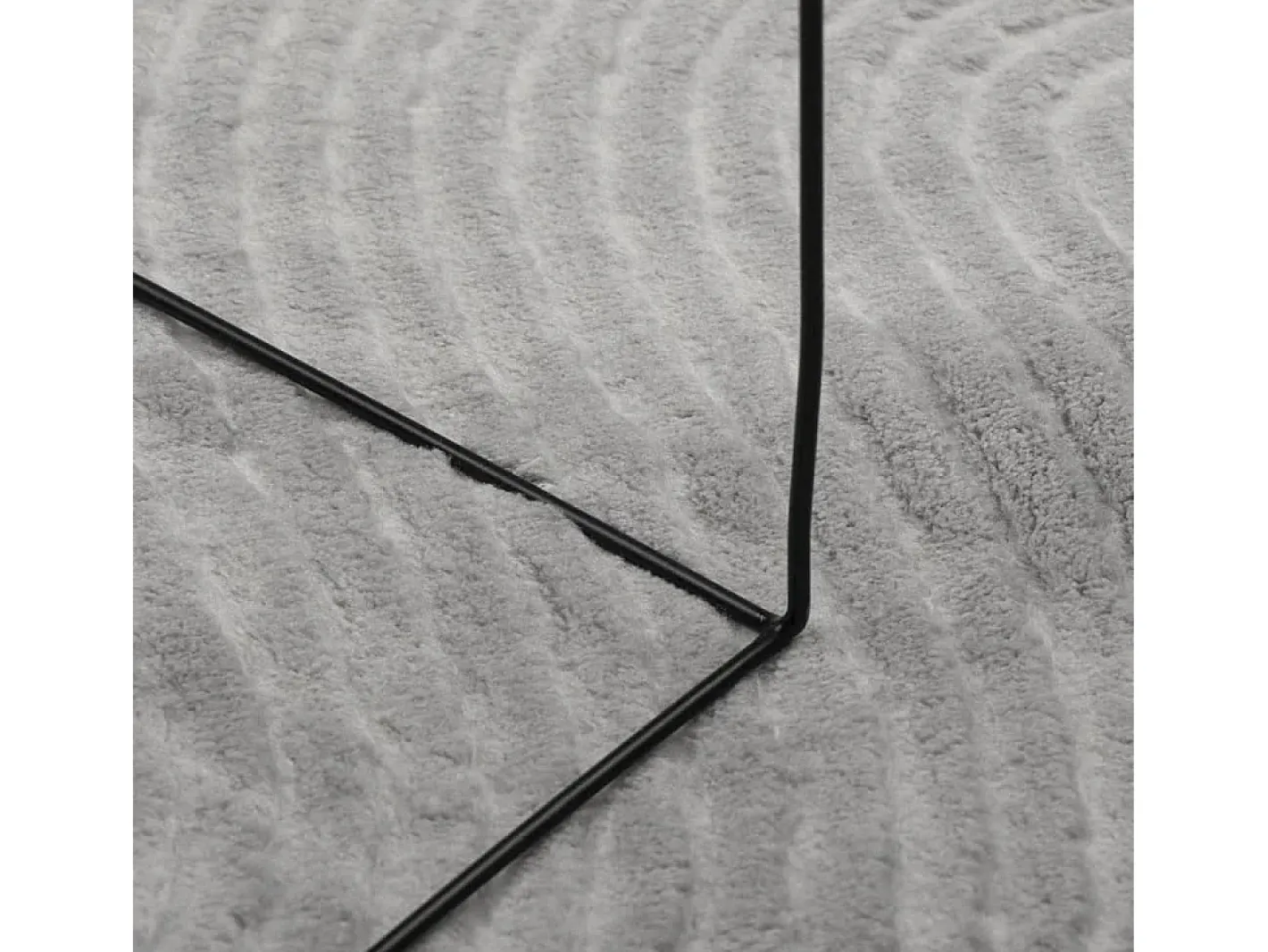 Alfombra De Cocina-Alfombra de pelo corto IZA estilo escandinavo 160x230 cm Gris