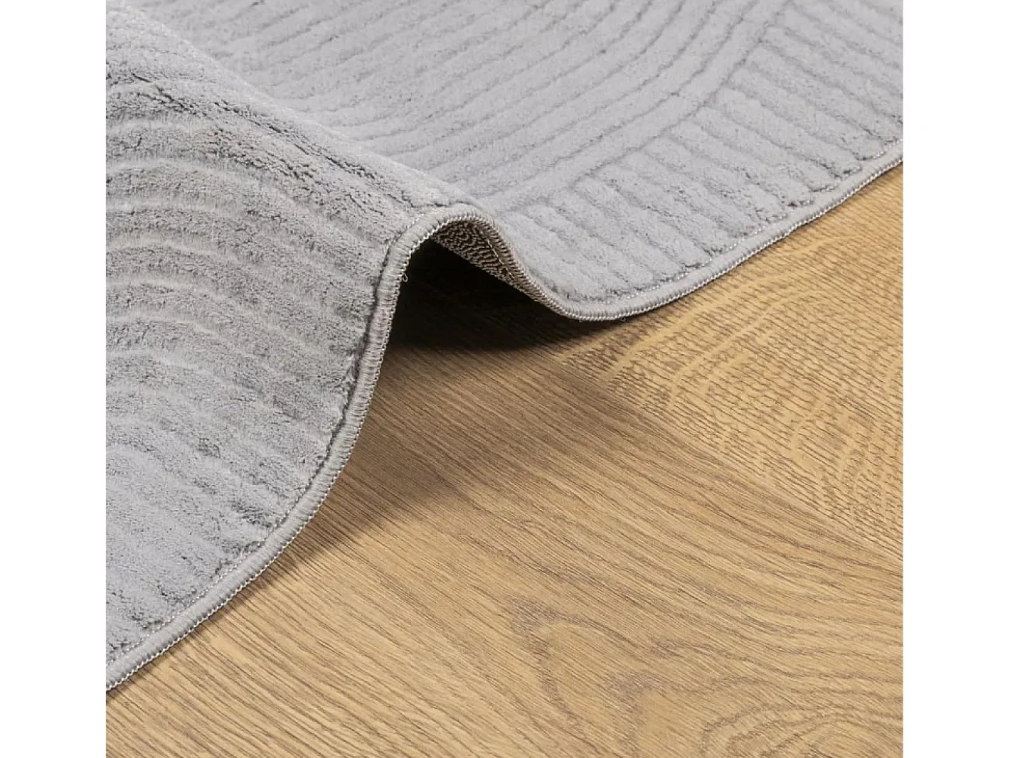 Outlet Alfombra de pelo corto IZA estilo escandinavo 120x170 cm Gris