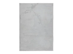 Alfombra De Cocina-Alfombra de pelo corto IZA estilo escandinavo 140x200 cm Gris