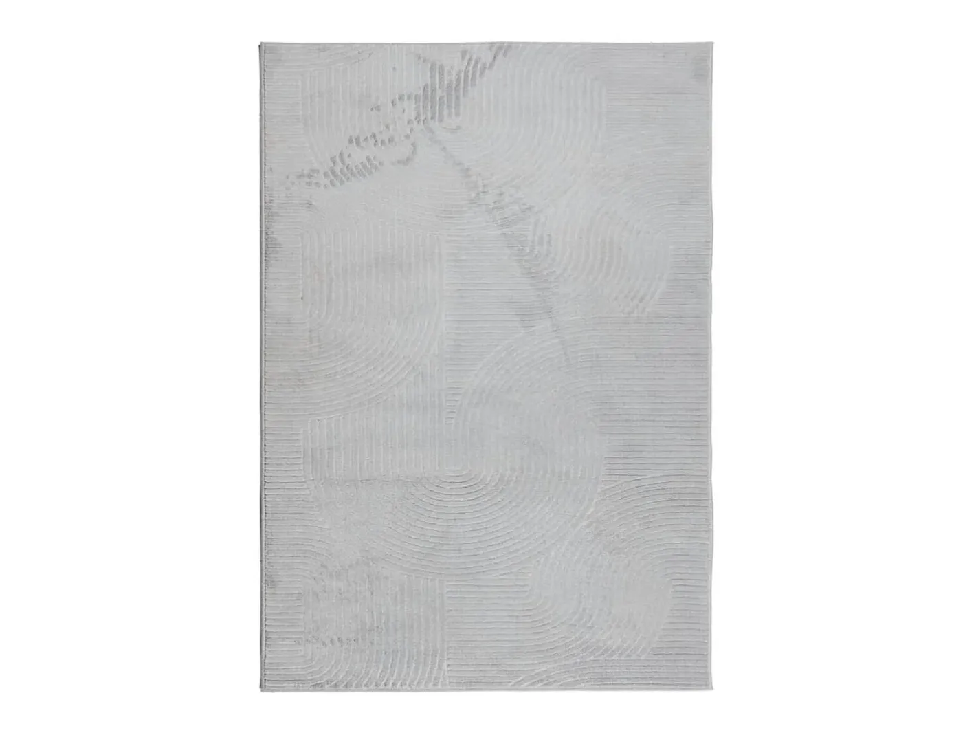 Alfombra De Cocina-Alfombra de pelo corto IZA estilo escandinavo 140x200 cm Gris