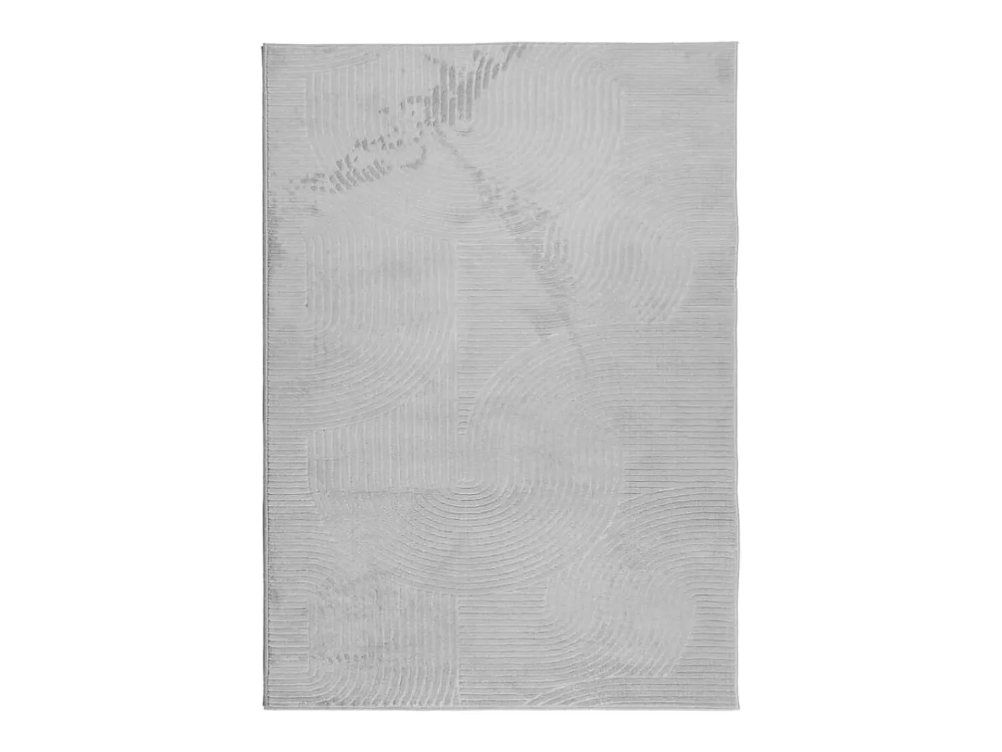 Alfombra de pelo corto IZA estilo escandinavo 240x340 cm Gris Outlet