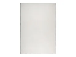 Alfombra de pelo corto IZA, estilo escandinavo, color crema, 160x230 cm Blanco New