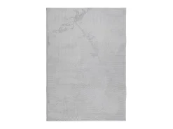 Outlet Alfombra de pelo corto look escandinavo IZA 160x230 cm ES57460 Gris