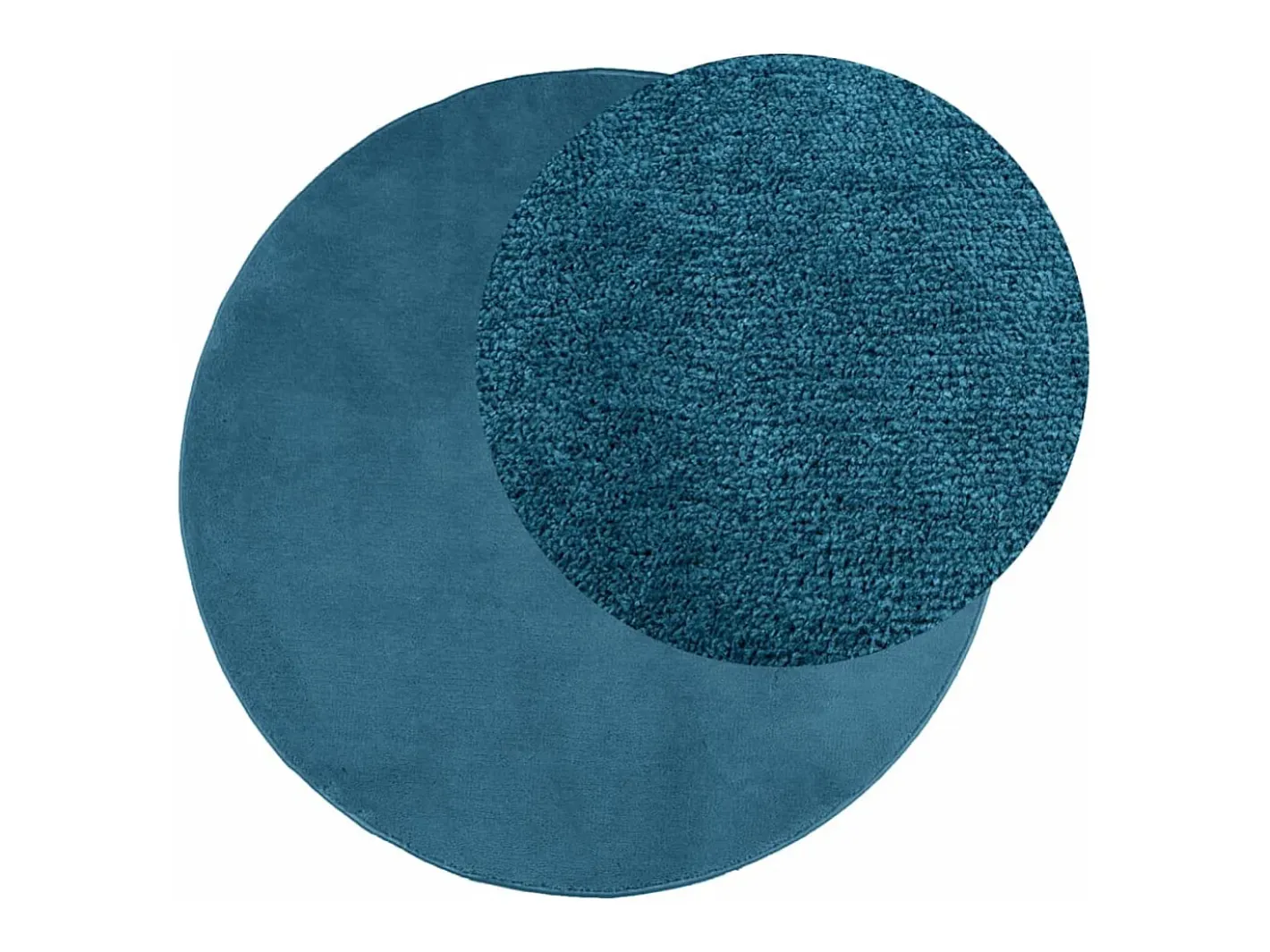 Discount Clicnbuy Alfombra de pelo corto OVIEDO turquesa Ø 200 cm Azul