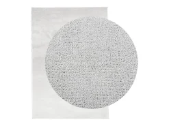 Outlet Alfombra de pelo corto OVIEDO 140x200 cm Gris