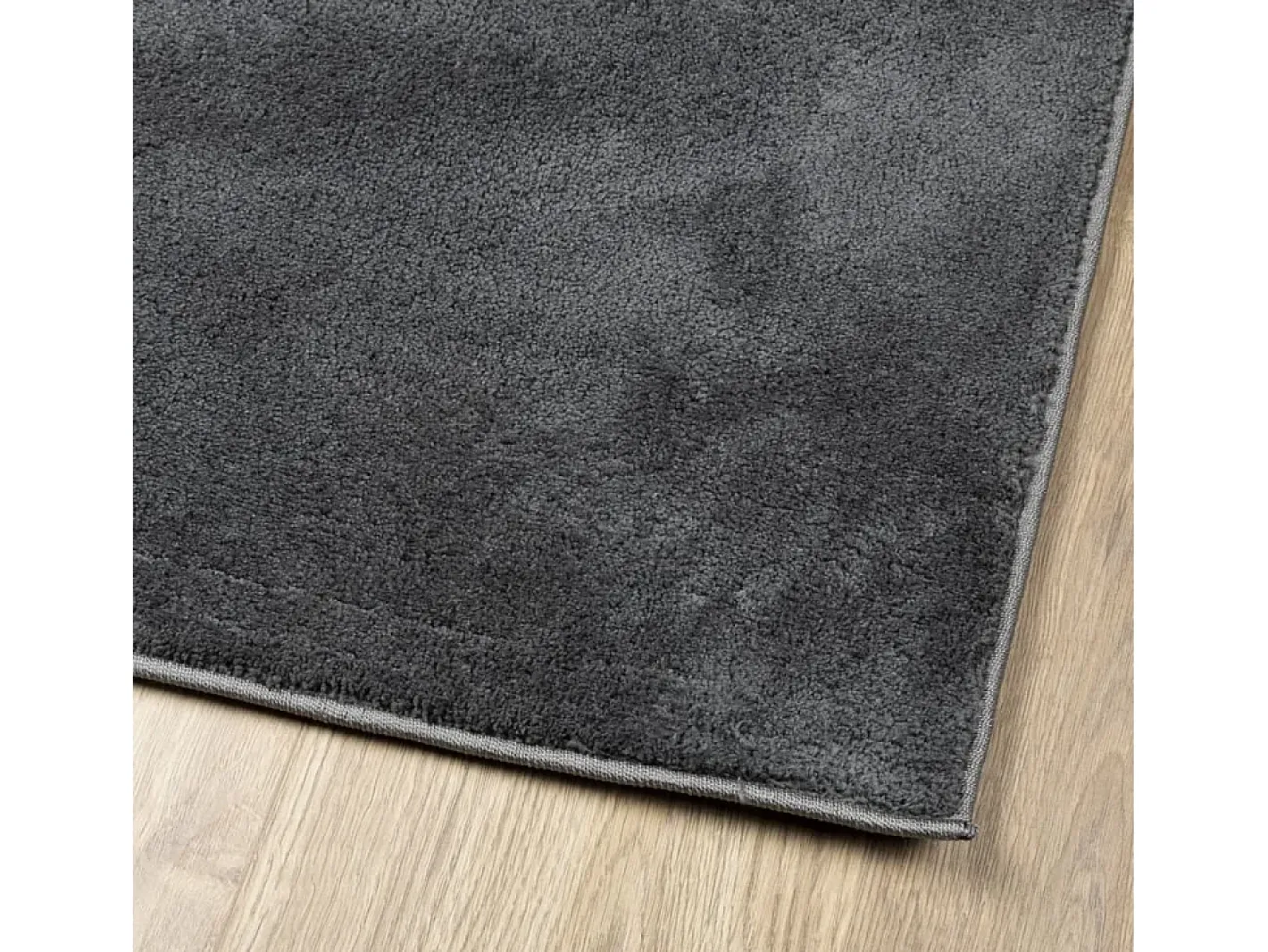 Alfombra De Cocina-Alfombra de pelo corto OVIEDO antracita 200x280 cm Gris