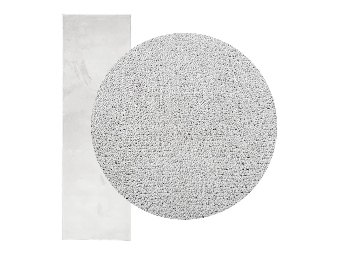 Alfombra De Cocina-Alfombra de pelo corto OVIEDO 80x250 cm Gris