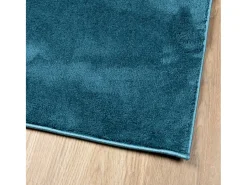 New Alfombra de pelo corto OVIEDO turquesa 140x200 cm Azul