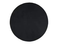 Best Clicnbuy Alfombra de pelo corto OVIEDO Ø 200 cm Negro