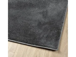Outlet Alfombra de pelo corto OVIEDO antracita 120x120 cm Gris