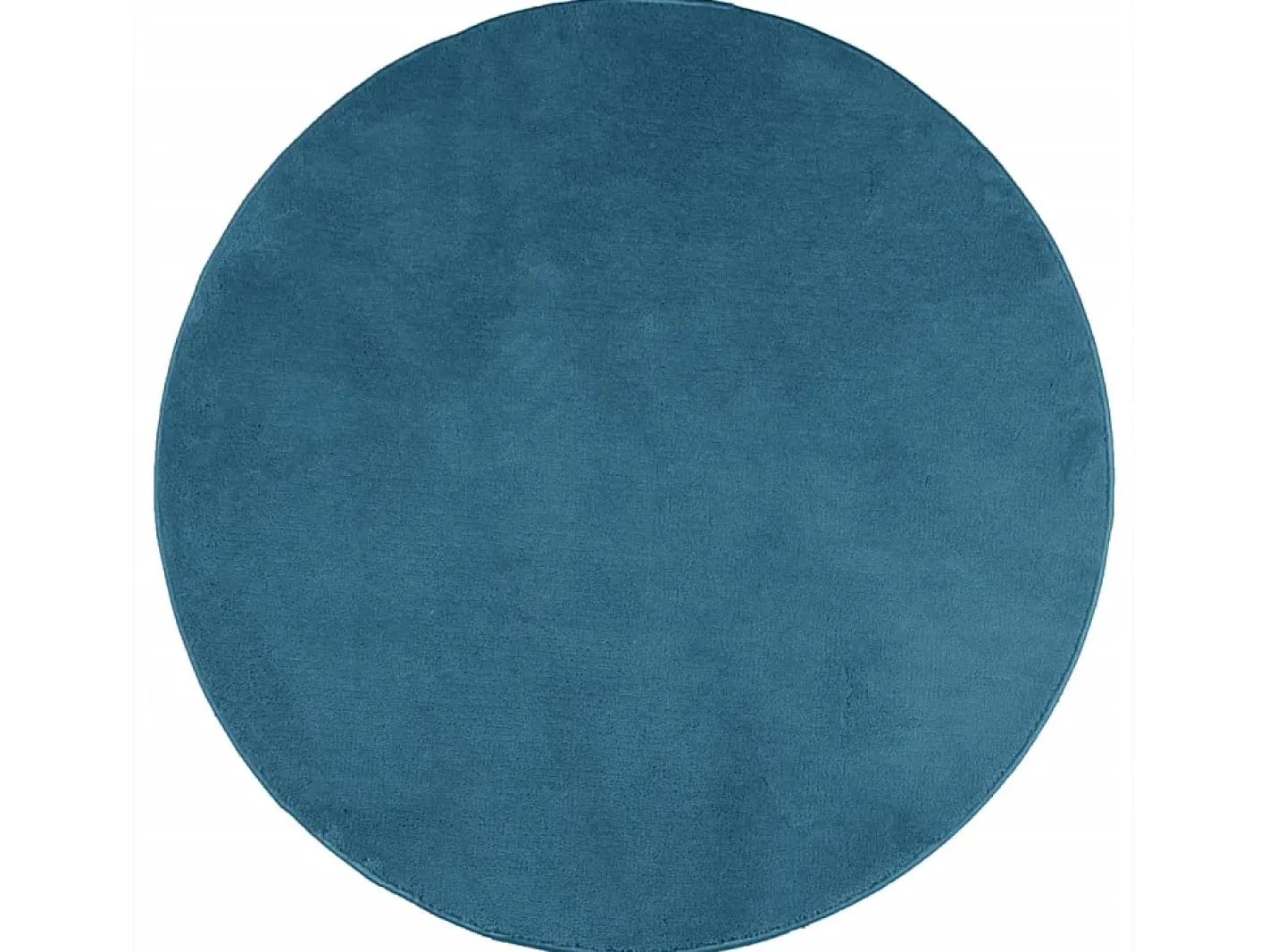 Clicnbuy Alfombra de pelo corto OVIEDO turquesa Ø 120 cm Azul Online