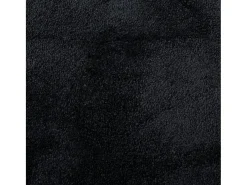Alfombra de pelo corto OVIEDO negra Ø 160 cm Negro Sale